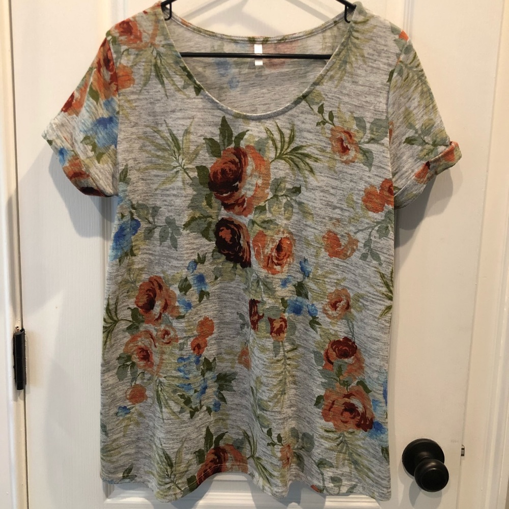 Pinkblush Floral Maternity Swing Tee